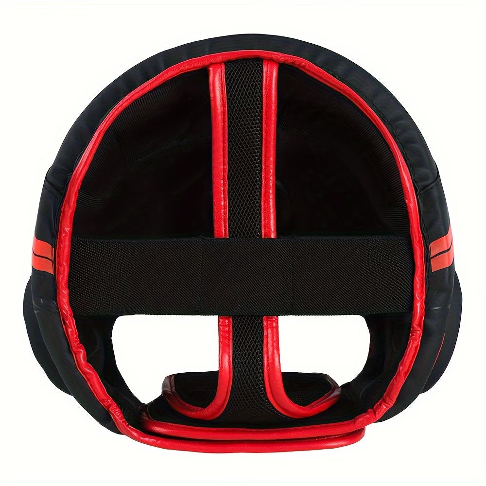 Pro Boxing Headgear with Cheek Guard | Adjustable Padding for MMA, BJJ, Kung Fu & Combat Training