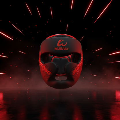 Pro Boxing Headgear with Cheek Guard | Adjustable Padding for MMA, BJJ, Kung Fu & Combat Training