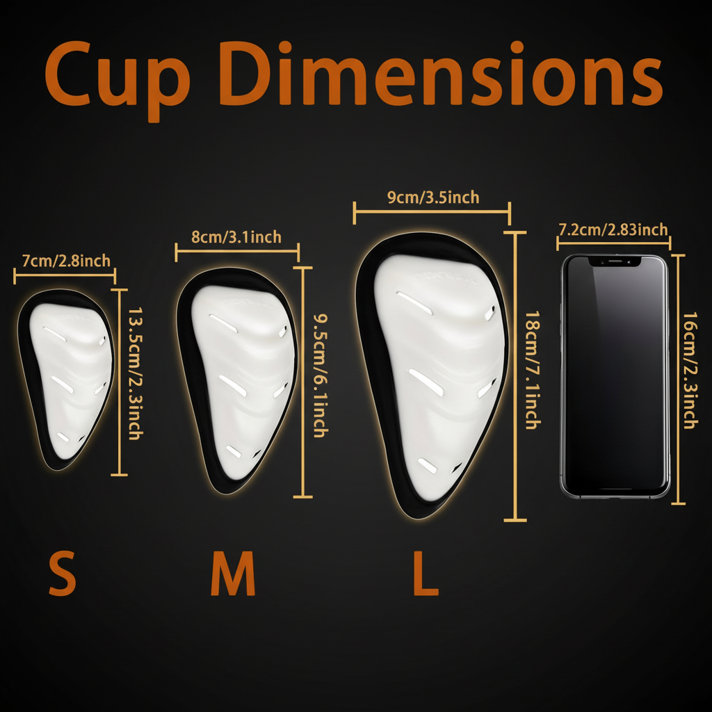 Men's Breathable Combat Cup – Lightweight Ergonomic Protection for MMA & Boxing Training