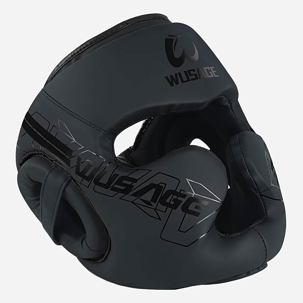 Pro Boxing Headgear with Cheek Guard | Adjustable Padding for MMA, BJJ, Kung Fu & Combat Training
